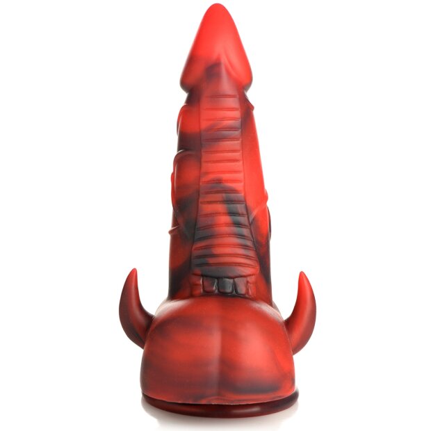 XR Brands Teufel-Dämon Dildo rot