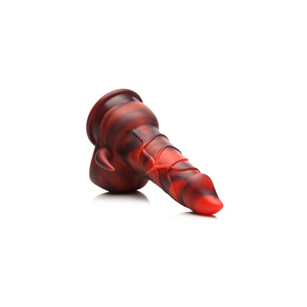 XR Brands Teufel-Dämon Dildo rot