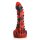 XR Brands Demon - Dragon Dildo red black