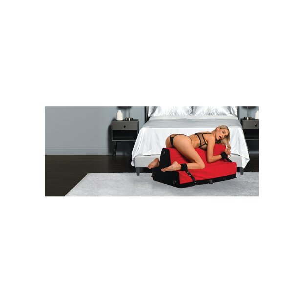 XR Brands Liebesbank rot, schwarz