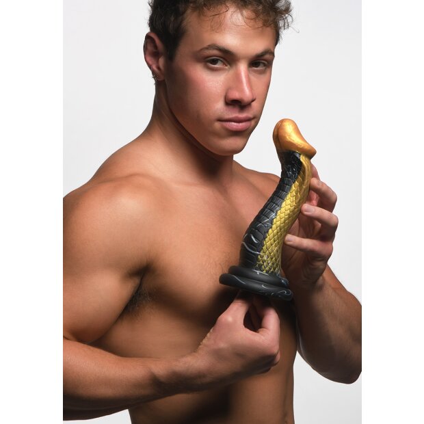 XR Brands Schlangen Dildo gold