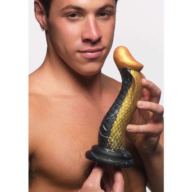 XR Brands Schlangen Dildo gold