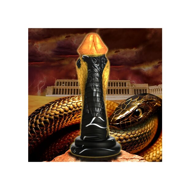 XR Brands Schlangen Dildo gold
