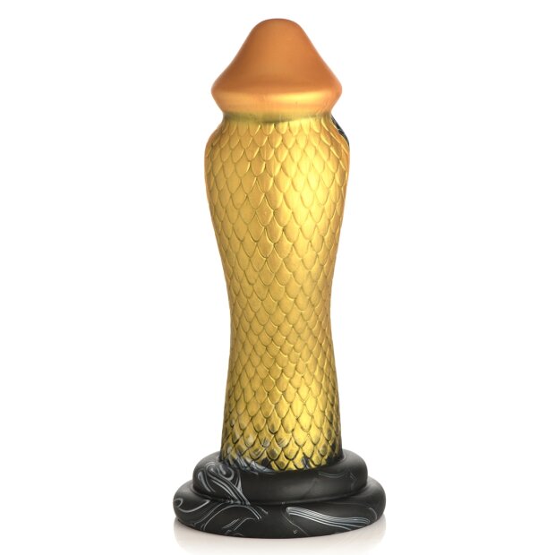 XR Brands Schlangen Dildo gold