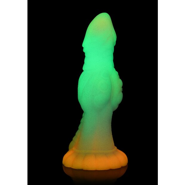 XR Brands Galaktische Alien-Kreatur Dildo leuchtet im dunkeln bunt