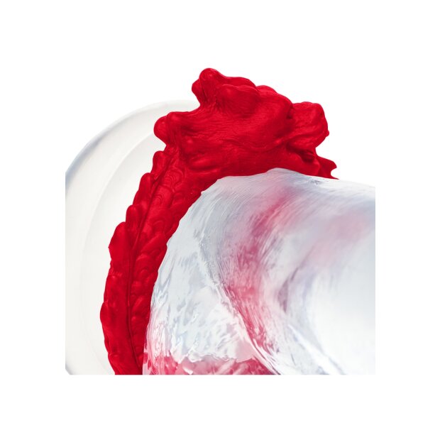 XR Brands Rise of the Dragon Penisring aus Silikon rot