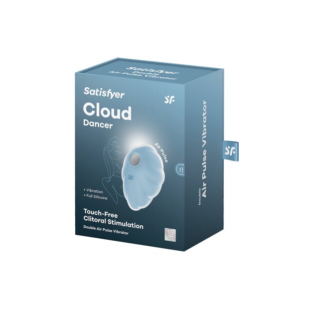 Satisfyer Vibromasseur Cloud Dancer - Bleu