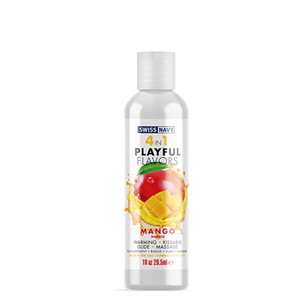 Swiss Navy 4 in 1 Lubricant with Mango Flavor 30 ml