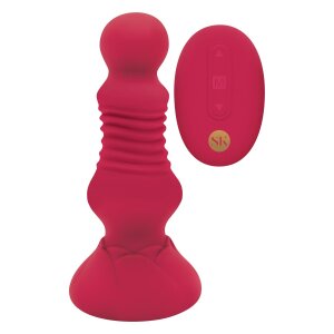 Sectret Kisses Rosenknospe Analplug rot 4,3 cm