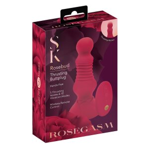 Sectret Kisses Rosenknospe Analplug rot 4,3 cm