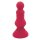 Sectret Baisers Bouton de rose plug anal rouge 4,1 cm