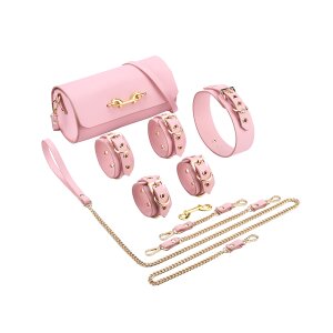 Kiotos BDSM Deluxe 5 Item Kit - Pink