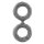 SHAFT Double C-Ring Medium Gray