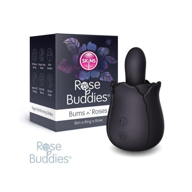 Creative Conceptions Skins Rose Buddies - Bums N Roses Anal Vibrator
