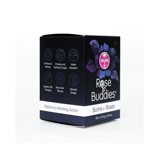 Creative Conceptions Skins Rose Buddies - Bums N Roses Anal Vibrator