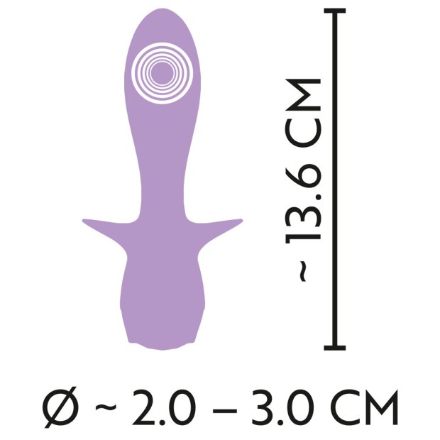 Cuties Mini Vibrator Purple 4. Generation