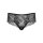 Ella crotchless cheeky panty Black S/M - L/XL