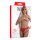 Ella crotchless cheeky panty Red S/M