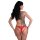 Naomi strappy crotchless tanga Red S/M