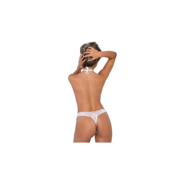 Roleplay Tuxedo Panty White S/M - L/XL