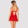Obsessive Ingridia robe avec string rouge M/L