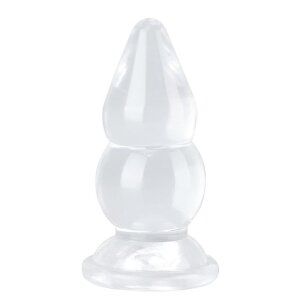 ClearlyHorny Transparenter Plug Jelwy S