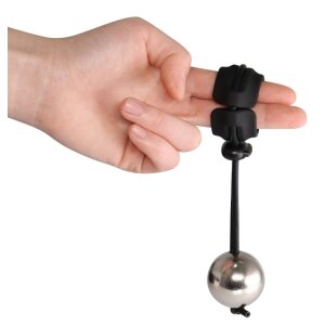 KINKgear Metal Beads Ring Testicle Weight Medium