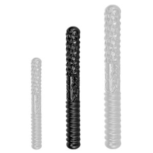 Deepleasure Double Dildo Diamor M 39 cm x 4.2 cm black