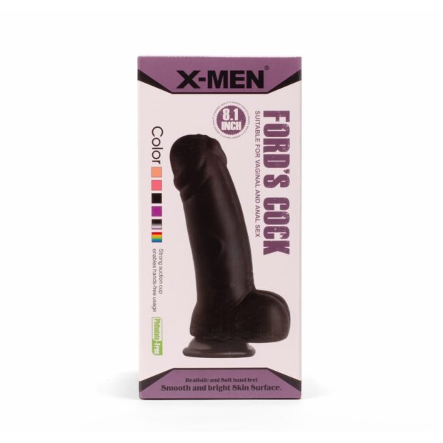 X-MEN Fords Dildo Schwarz