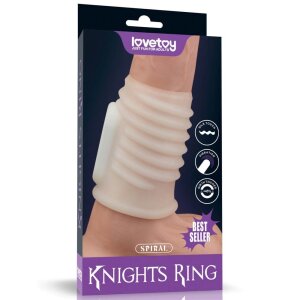 Lovetoy manchon pénis vibrant Spiral Blanc I