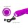 Pretty Love Doreen Purple 2 Vibrateur point G avec stimulation clitoridienne violet
