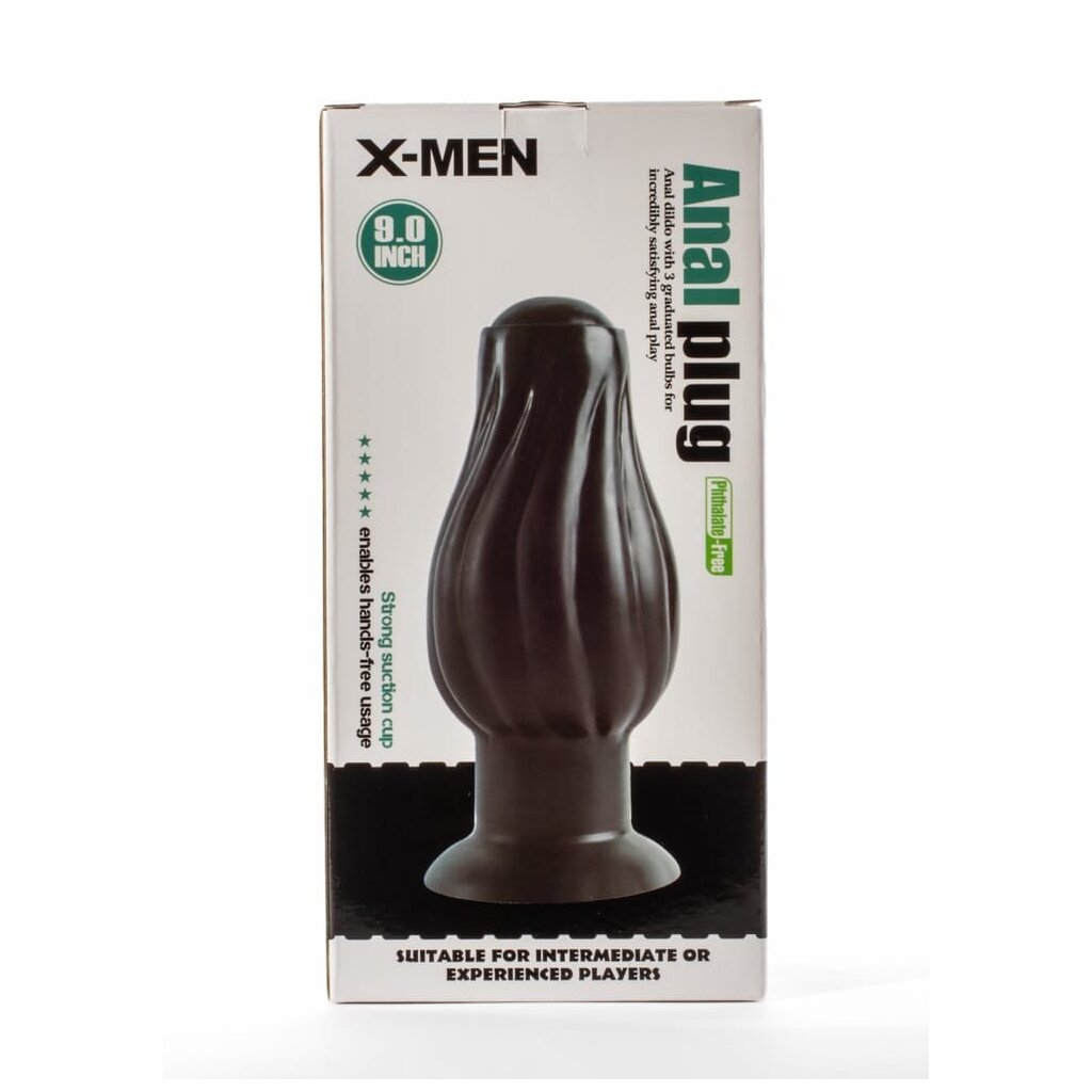 X-MEN Anal Plug Black, 18,95