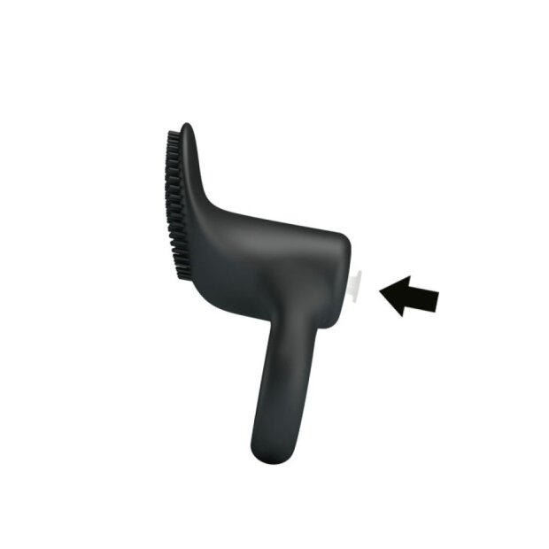 Pretty Love Cobra penis ring with clitoris stimulation black