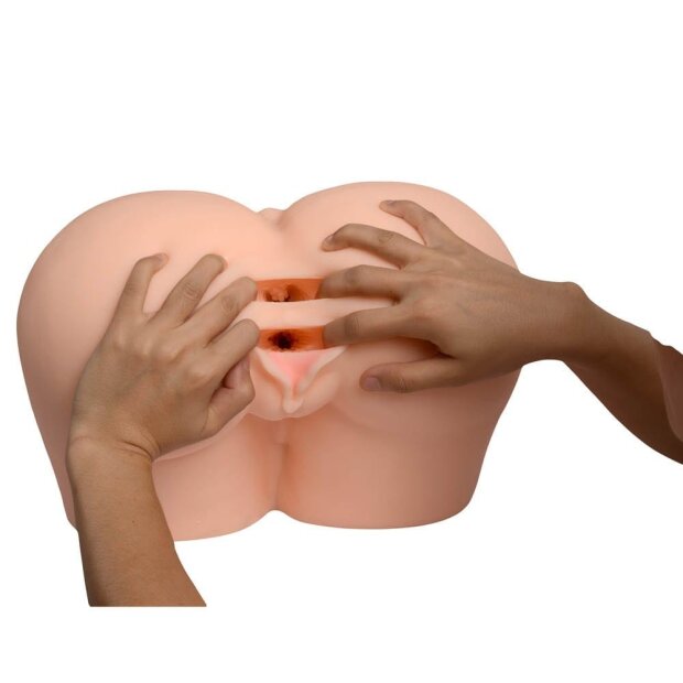 XR-Brands Huge full big Ass Masturbator