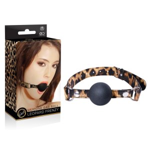 Leopard Frenzy Silicone Gag Ball