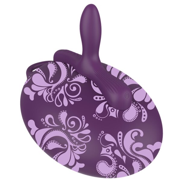 Bouncy Bliss Classic Sit-On Vibrator Purple