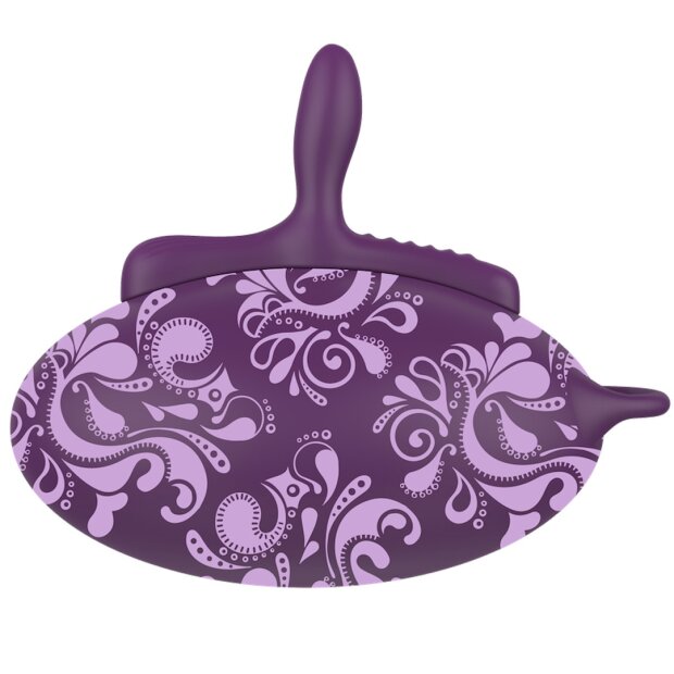 Bouncy Bliss Classic Sit-On Vibrator Purple