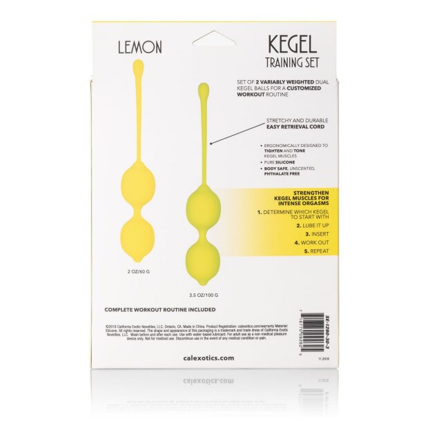 CalExotics Kegel Training Set Lemon