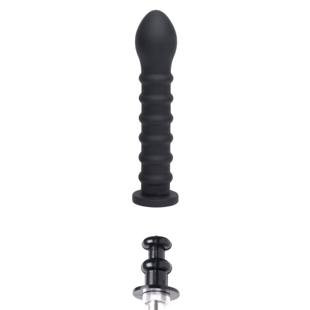 Hidden Desire Ribbed Dong Easy-Lock 19 cm