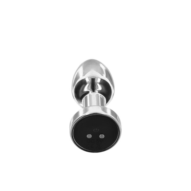 TOYTOY The Glider Vibro Anal Plug silber S 2,8 cm