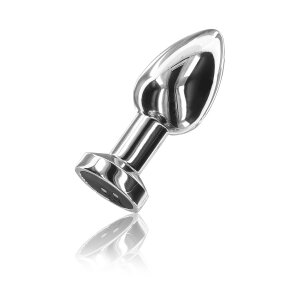 TOYTOY The Glider Vibro Anal Plug silber M 3,4 cm