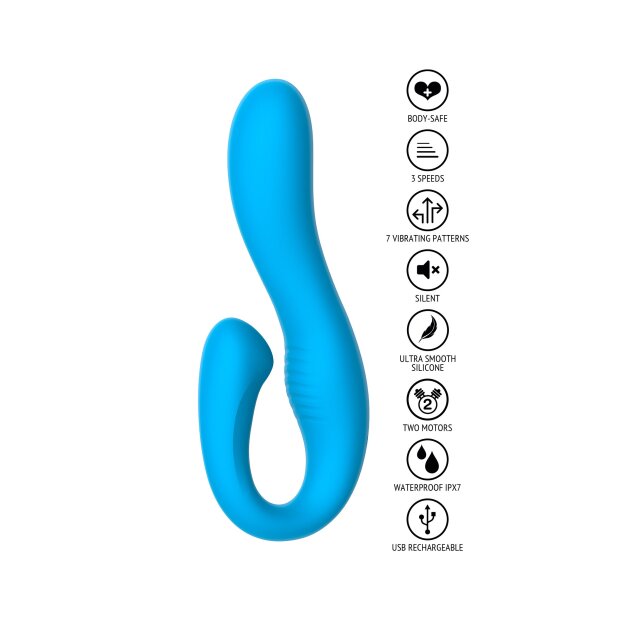 TOYTOY Le vibrateur Skyler bleu