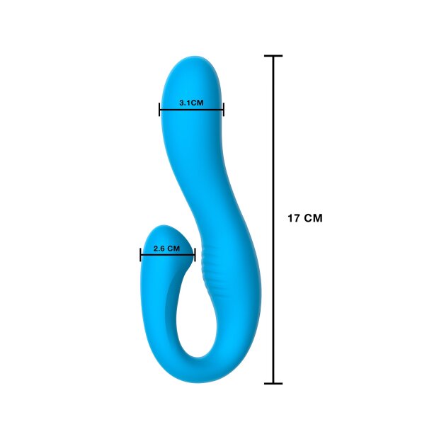TOYTOY Le vibrateur Skyler bleu