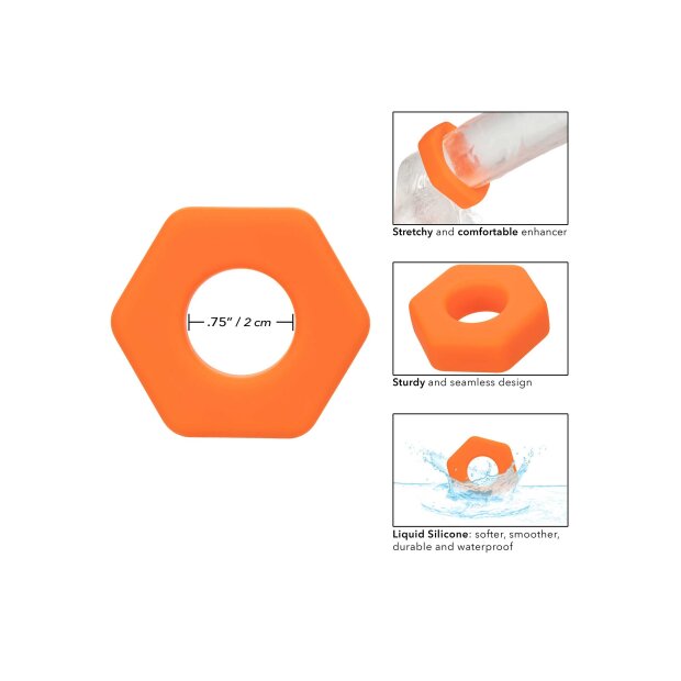 CalExotics Alpha Prolong Sexagon Ring