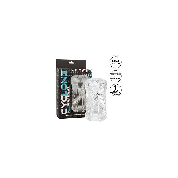 CalExotics Cyclone Dual Ribbed Stroker