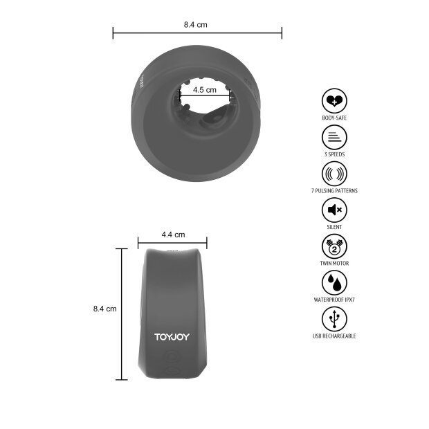 TOYJOY ZEPHYR Puls. Stroker & C-Ring