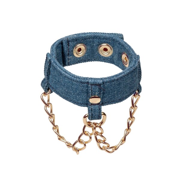 CalExotics Ride Em Denim Wrist Cuffs