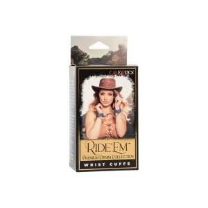 CalExotics Ride Em Denim Wrist Cuffs