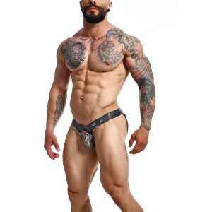 DNGEON Snap Jockstrap Grey - OS