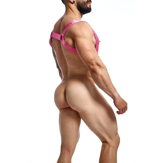 DNGEON Straigh Back Harness Pink - OS